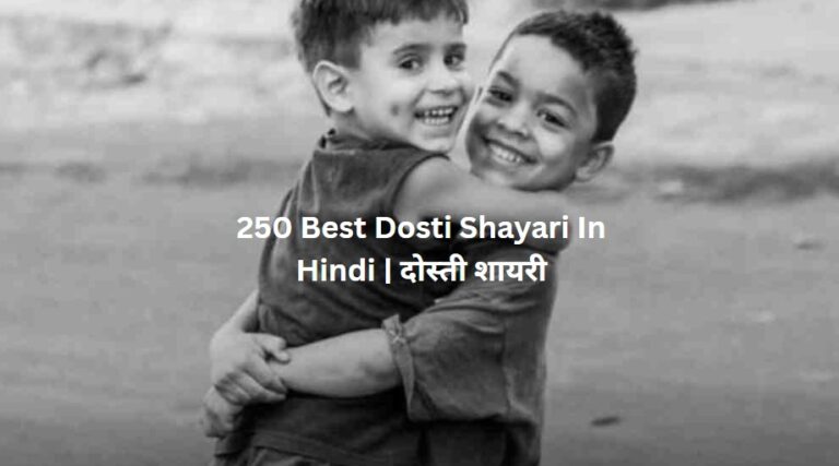 dosti shayari in hindi