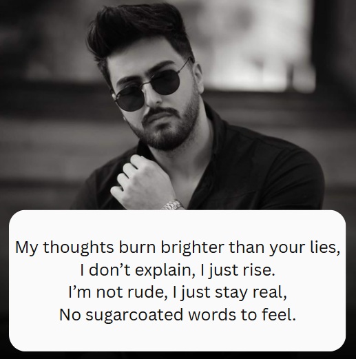 shayari in english attitude